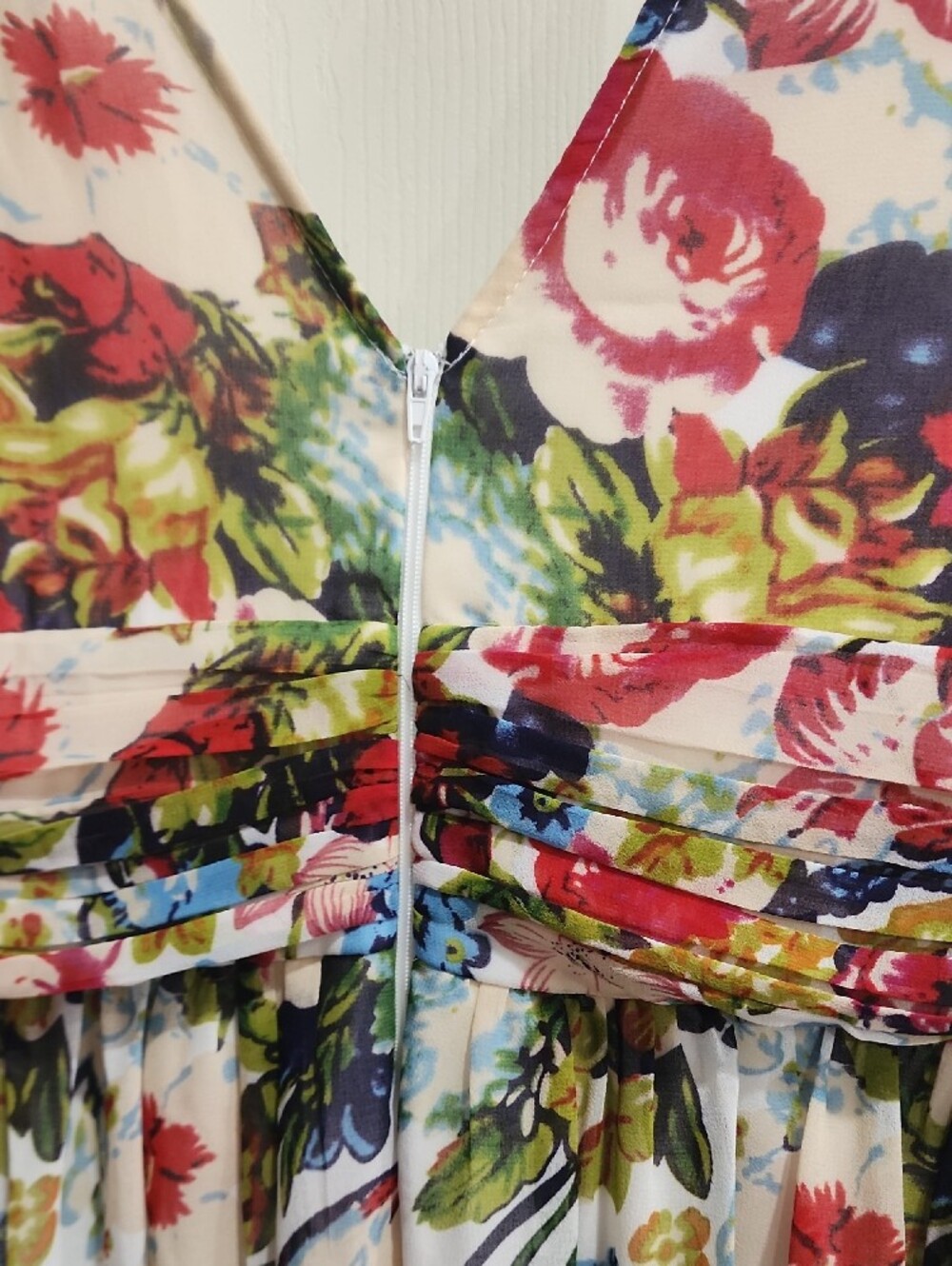 Ever Pretty White Floral V-Neck Maxi Dress - Picture 3 of 7